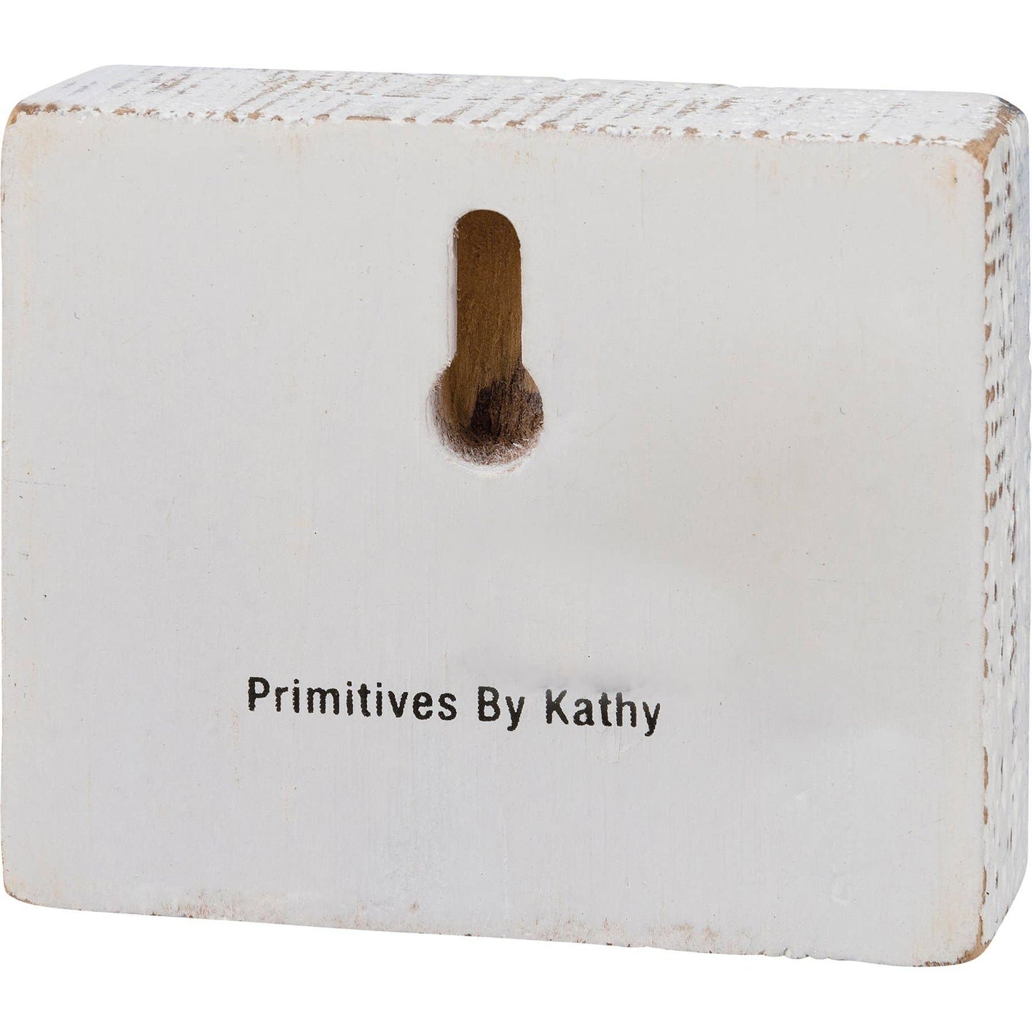 We're Beach People - Mini Block Sign