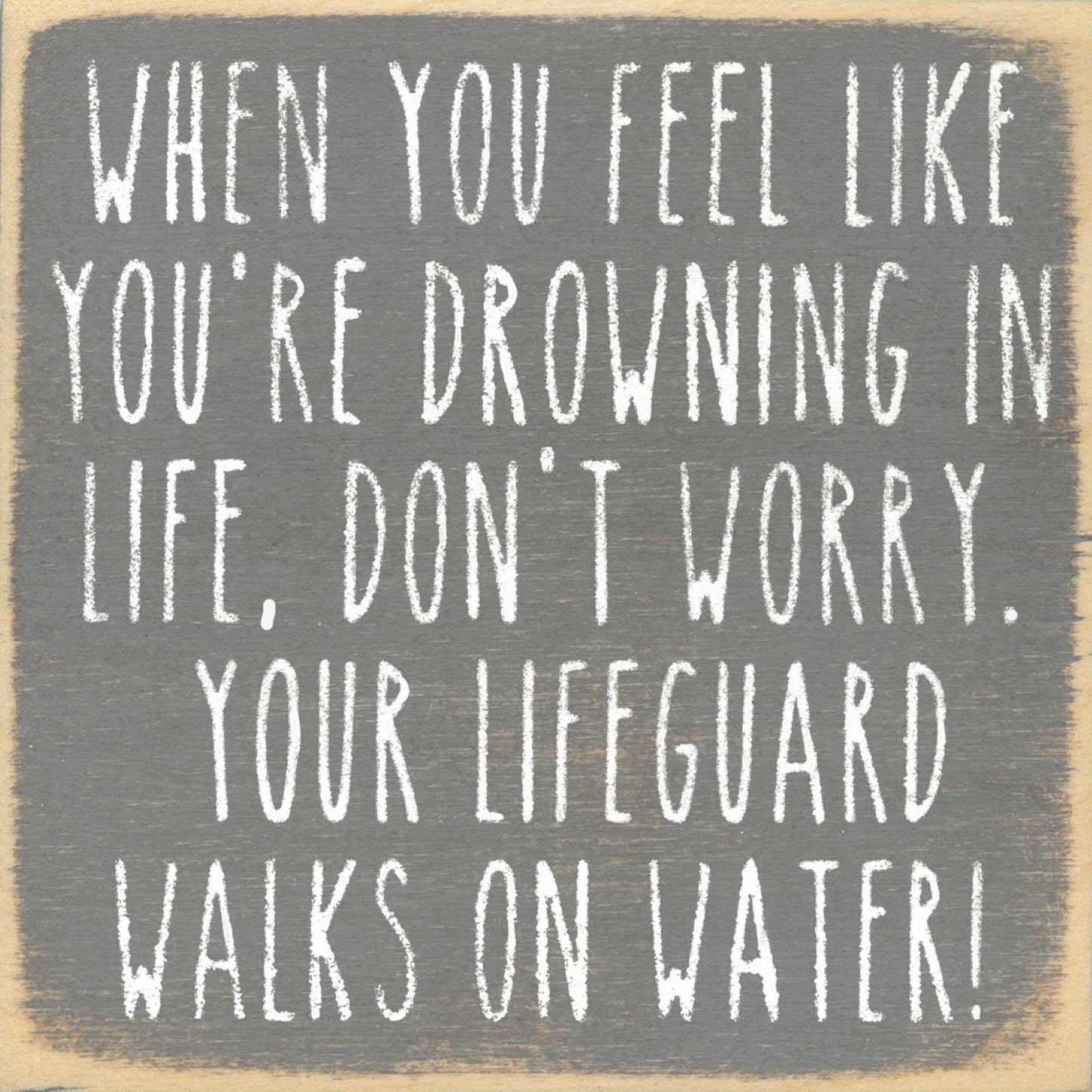 Sign - Walks On Water