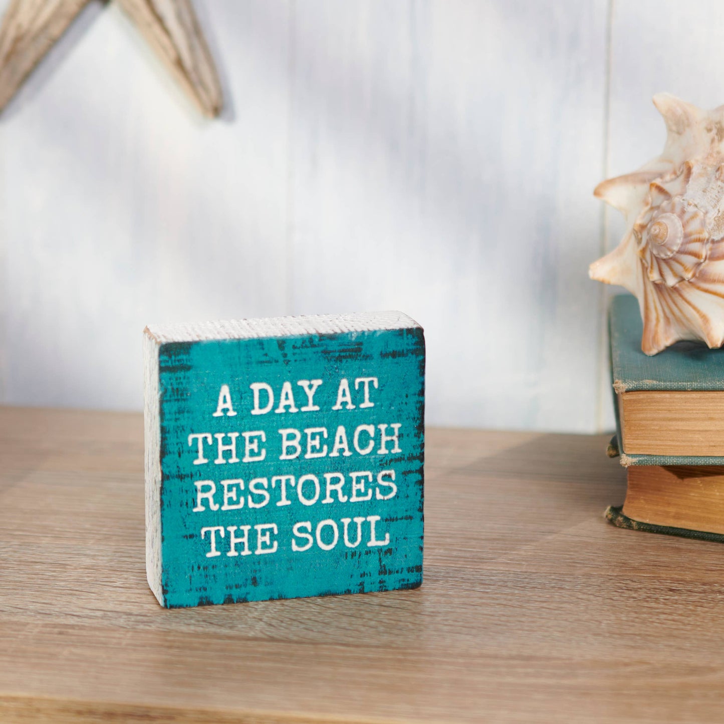 Restores The Soul - Mini Block Sign