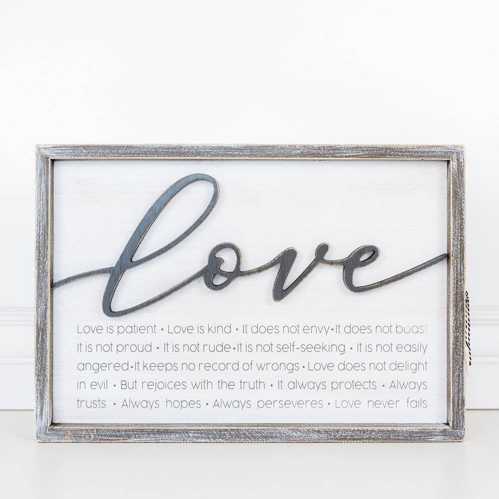 Love 1 Corinthians - Sign
