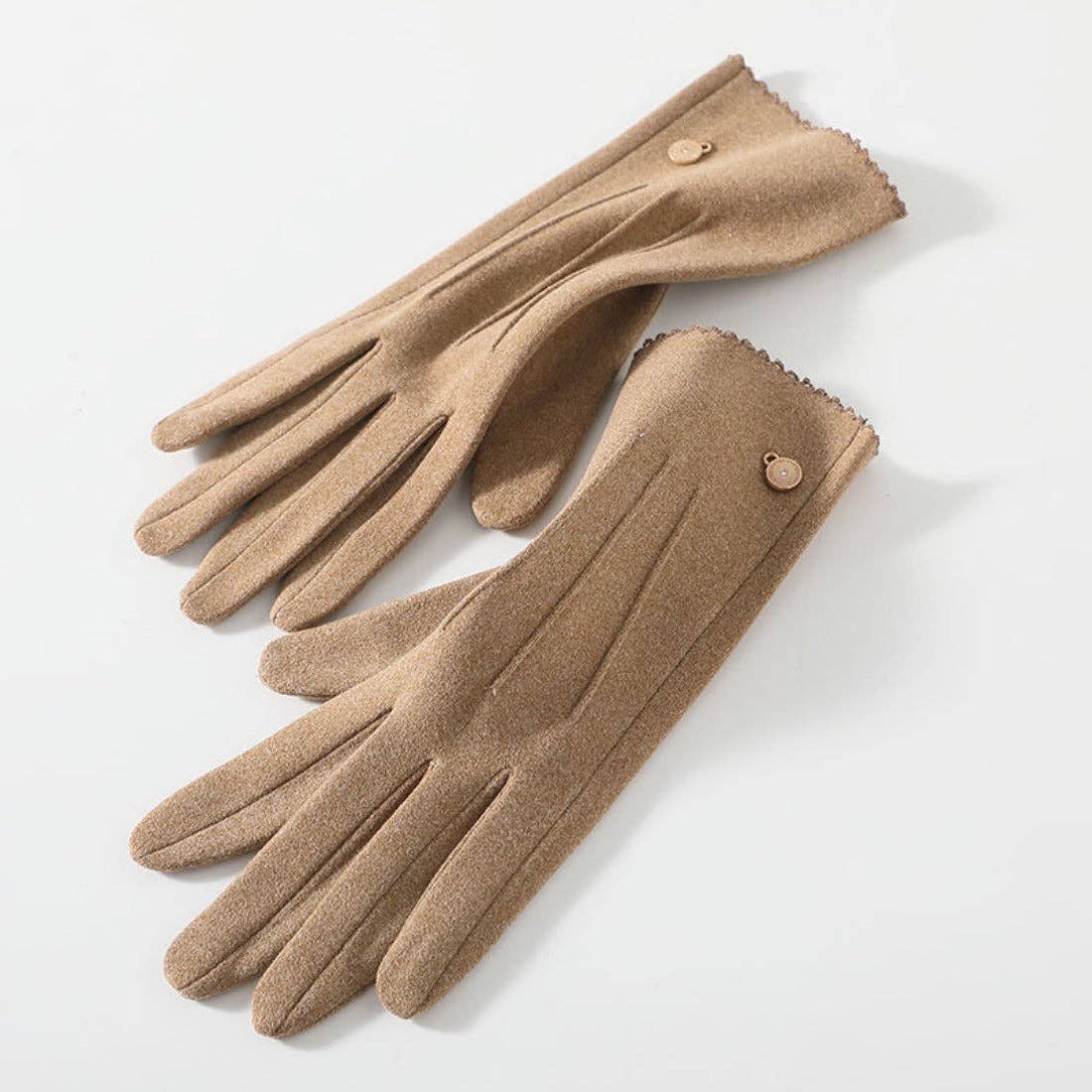 Autumn Winter Fleece-Lined Warm Gloves