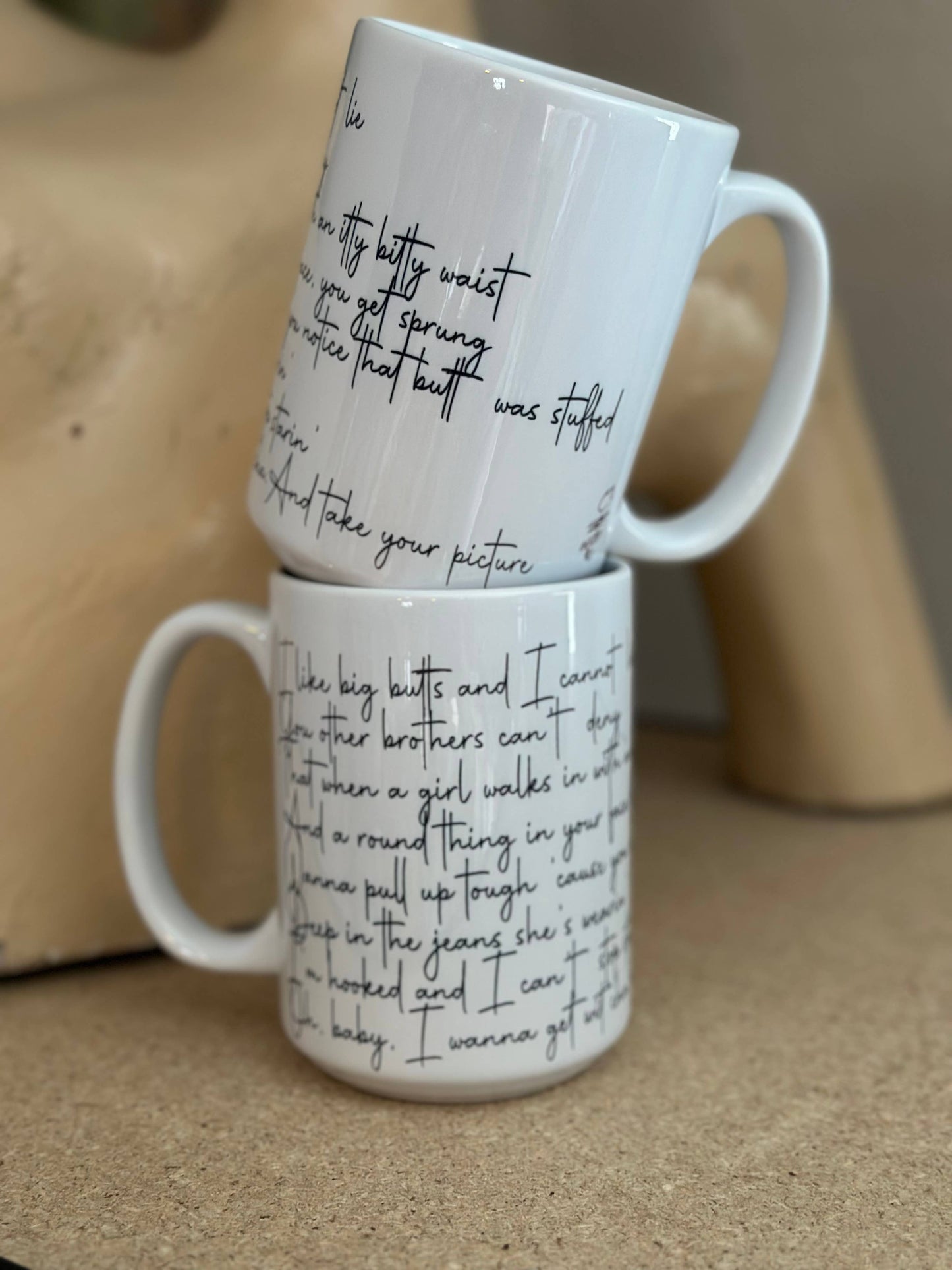 Crooked Halo - Baby Got Back 15oz Ceramic Coffee Mug