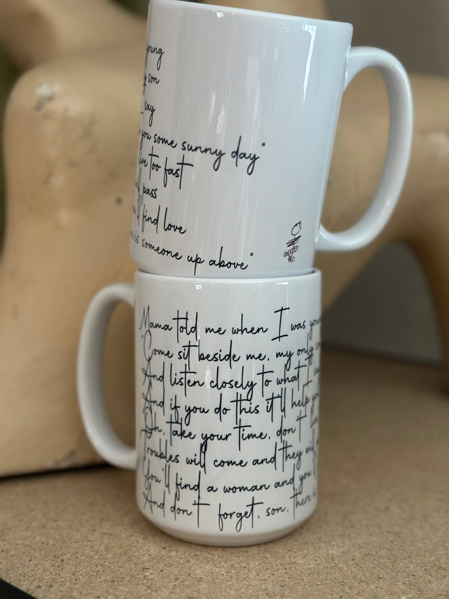 Crooked Halo - Simple Man Lyric 15oz Ceramic Coffee Mug