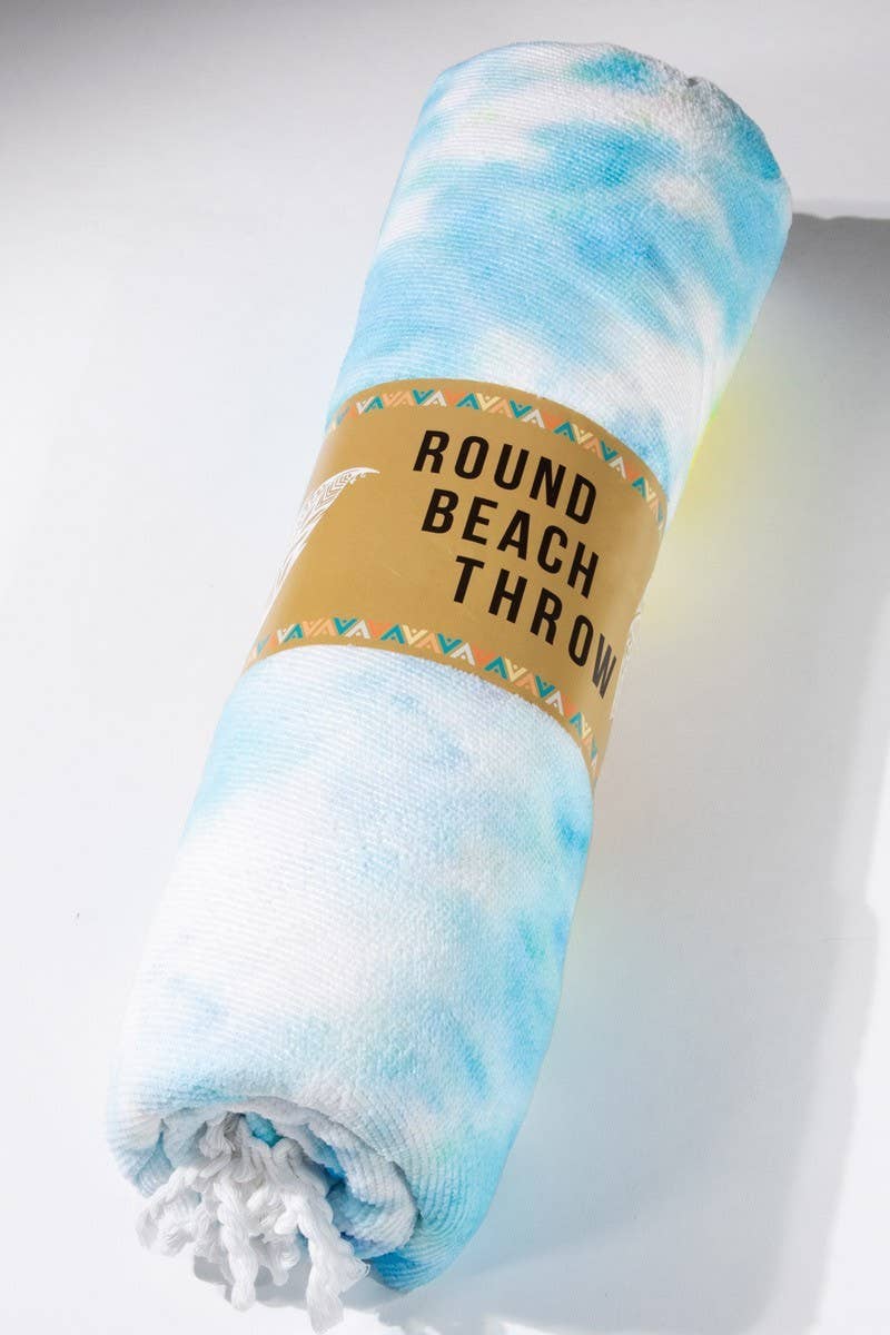 Vibrant Tie-Dye Towel