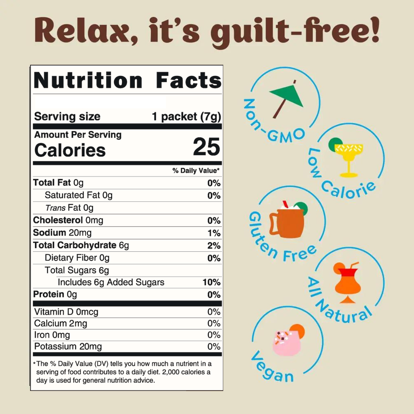 Craftmix - Seasonal Variety Pack Cocktail Mixers - 6 Servings Multipack