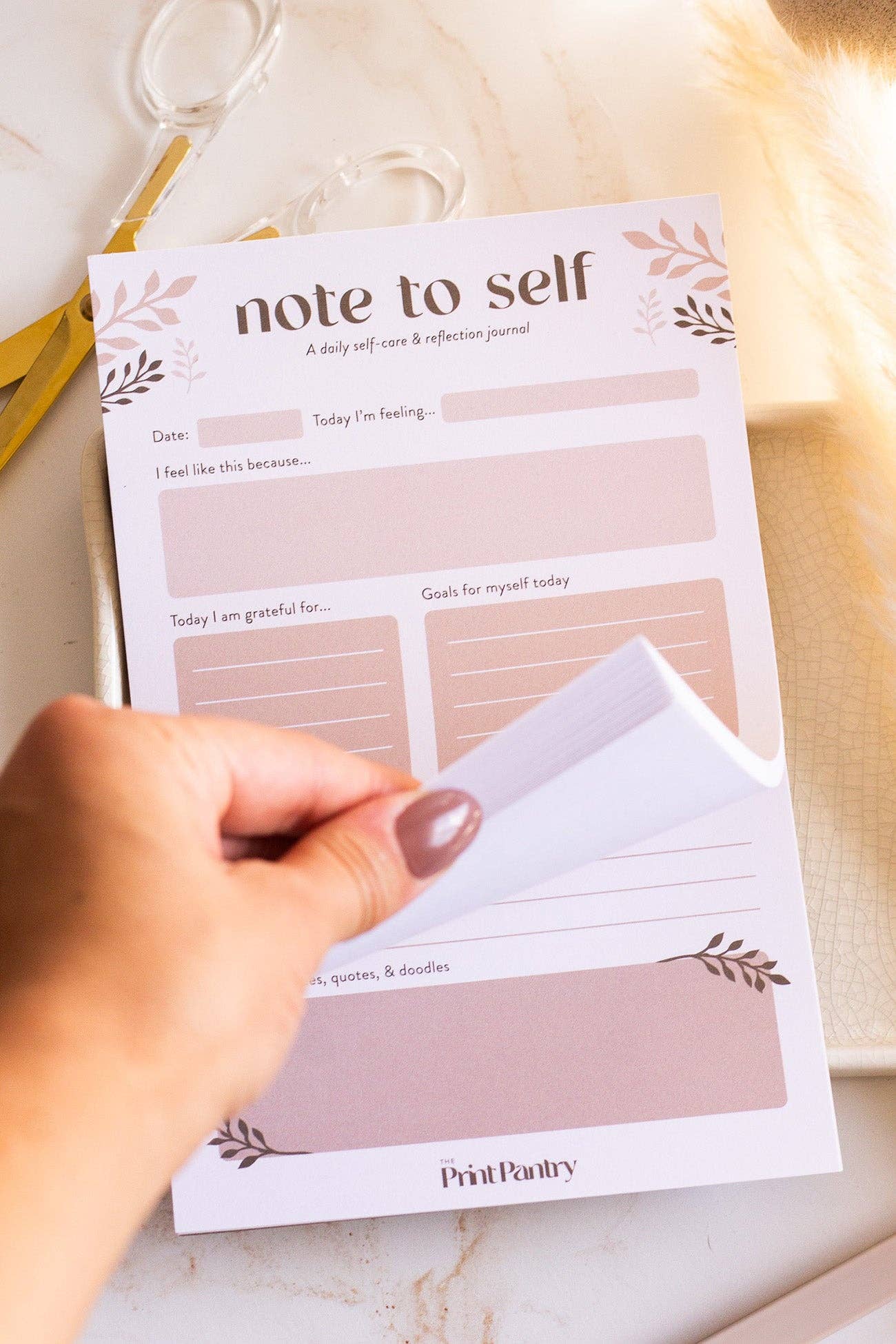 'Note to Self' Journal Notepad