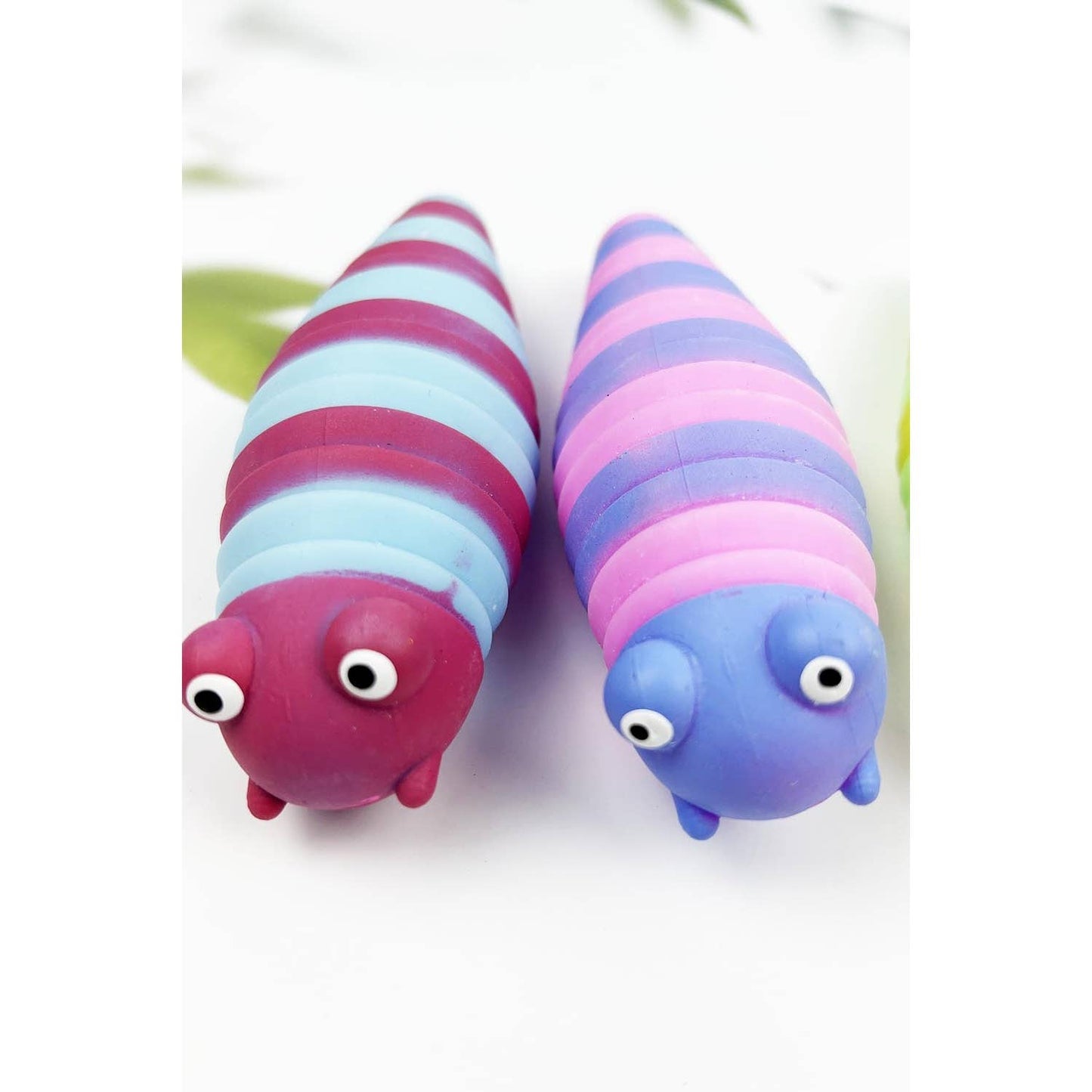 Handheld Caterpillar Squishy Toy - Multi Color