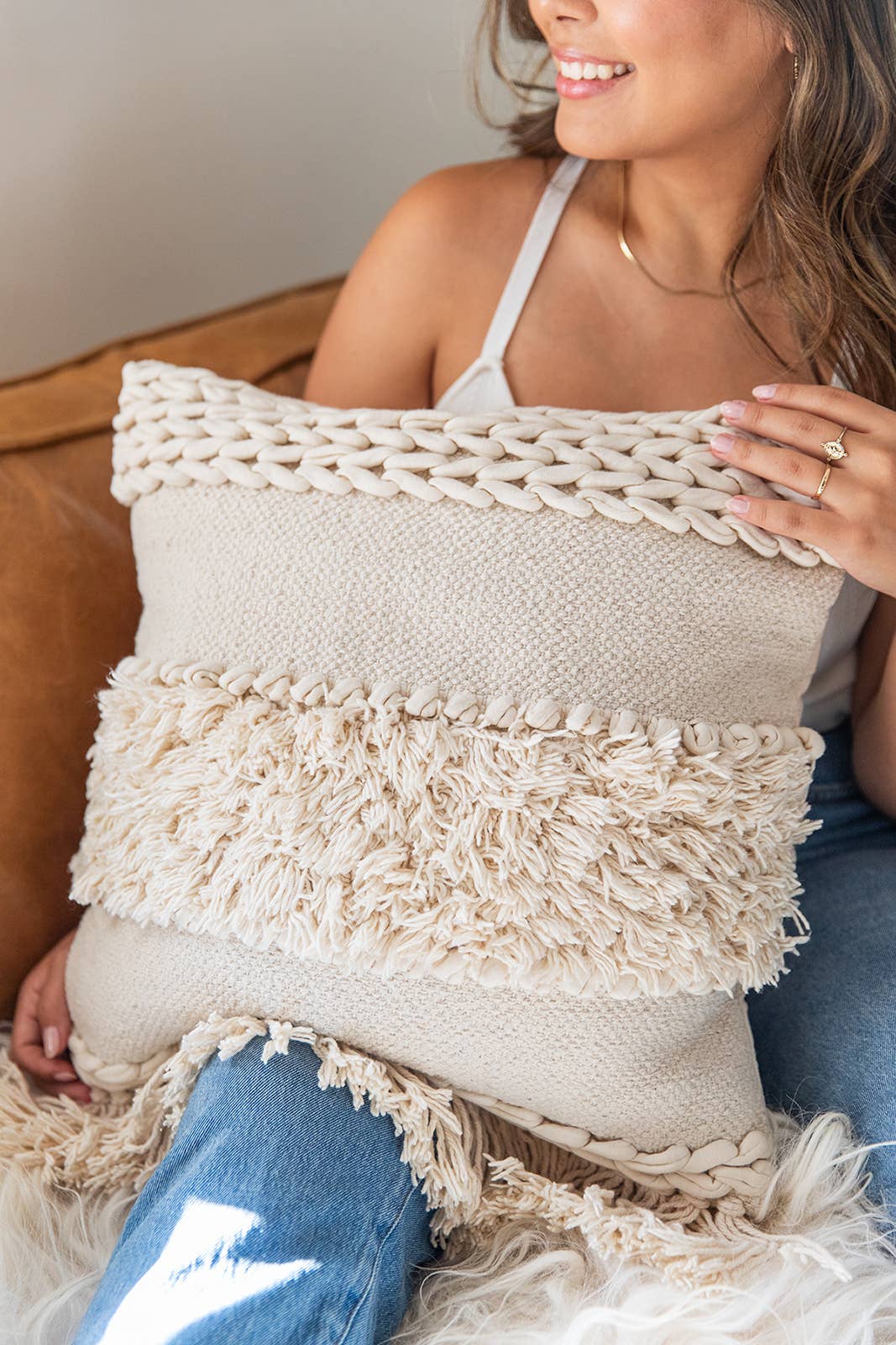 Bit of Meraki - Vesperina Throw Pillow - With Insert