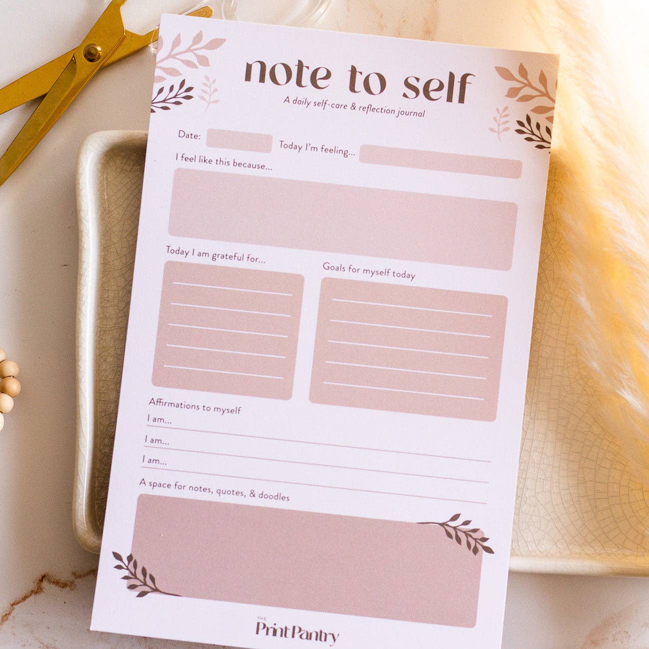 'Note to Self' Journal Notepad