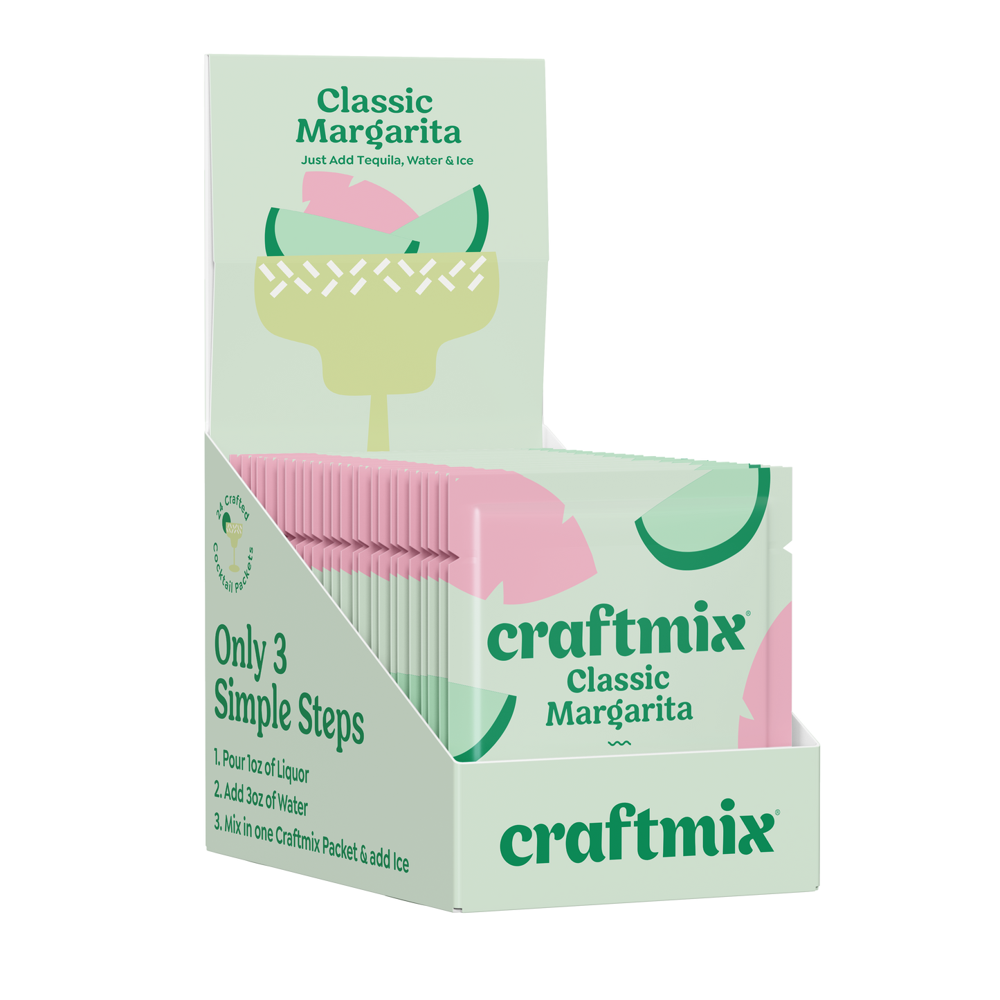 Craftmix - Classic Margarita Cocktail / Mocktail Mixer - Single Packets