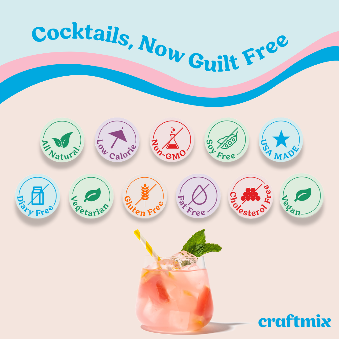 Craftmix - Blueberry Lemonade & Cocktail Mixer - Single / Caddy Refill