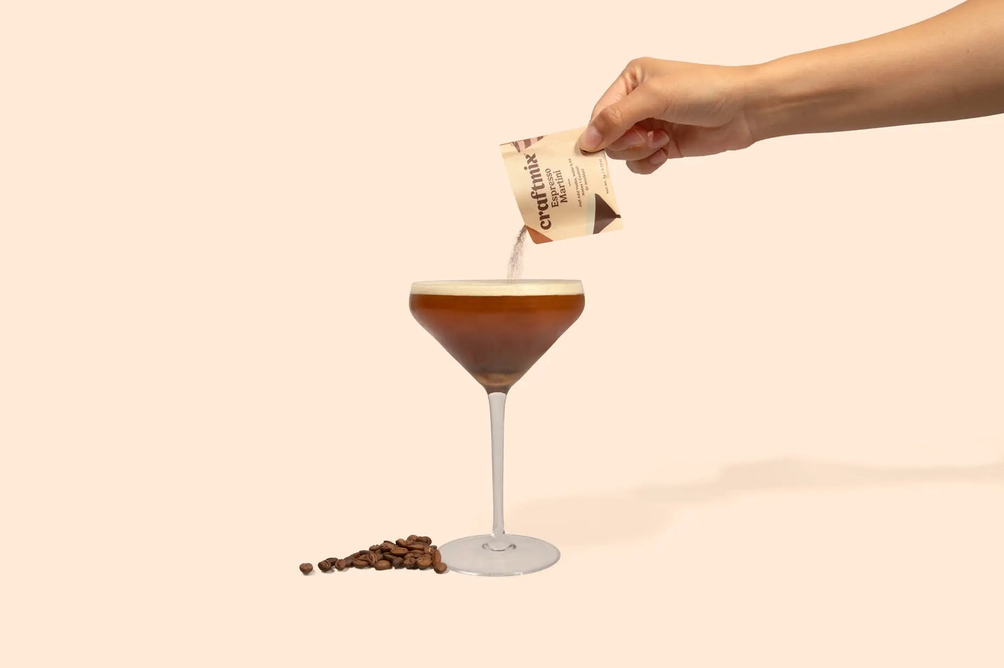 Craftmix - Espresso Martini Cocktail / Mocktail Mixer - Single Packets