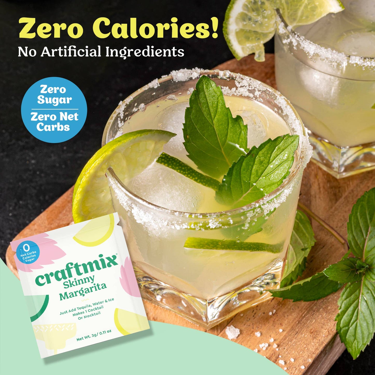 Craftmix - Skinny Margarita Mixer - Single Packets