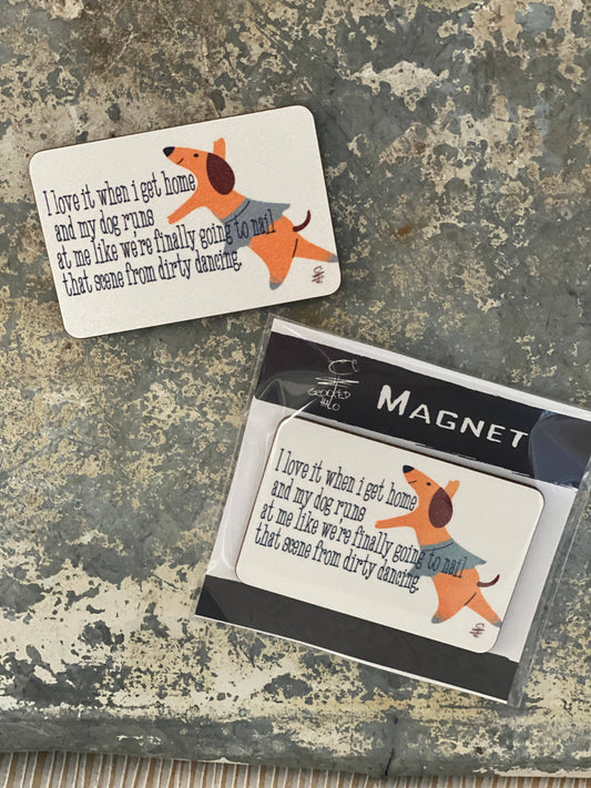 Dirty Dancing Dog Magnet