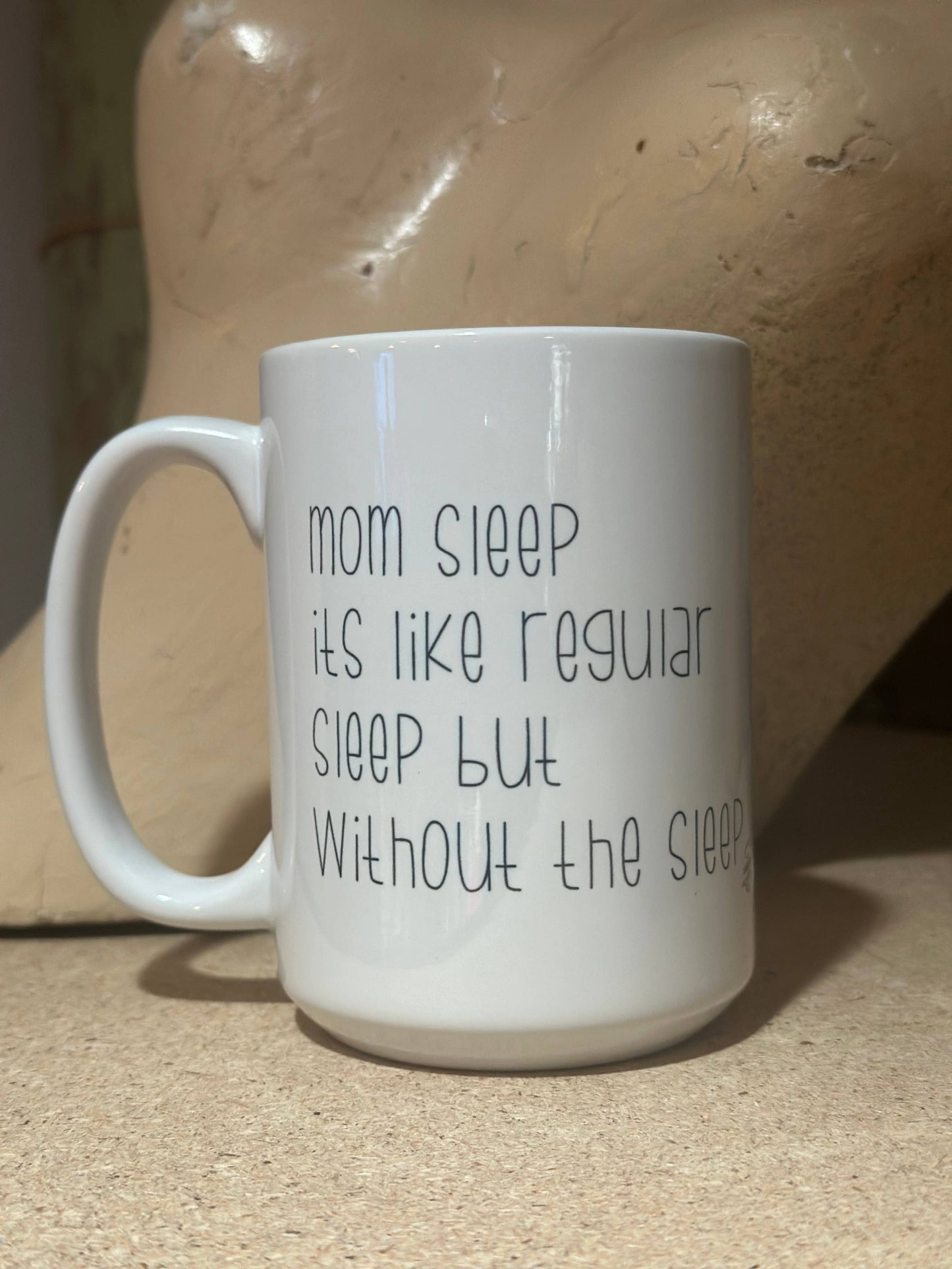 Crooked Halo - Mom Sleep 15oz Ceramic Coffee Mug