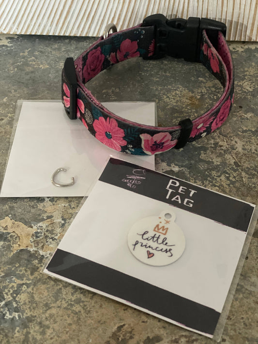 Crooked Halo - "Little Princess" Metal Pet Tag