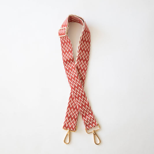 Guitar Style Purse Strap - Woven Sienna