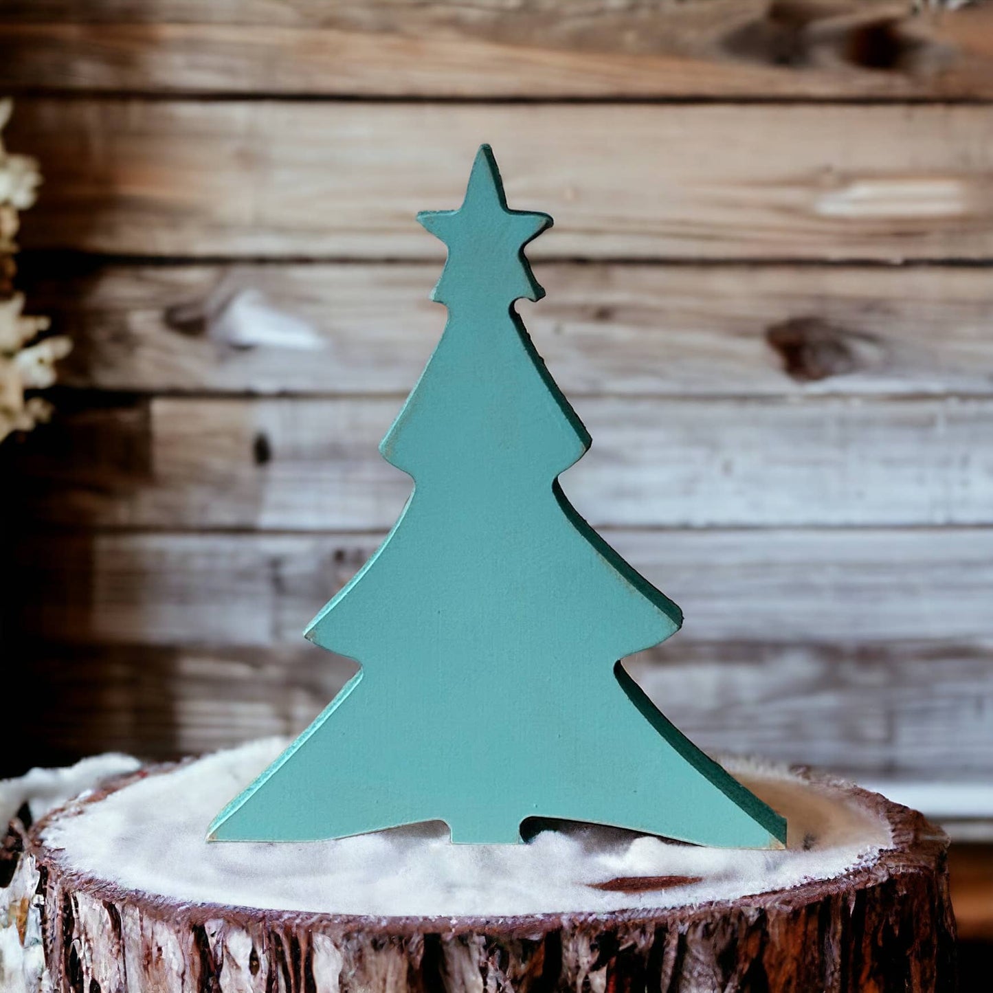 Inkwood Crafters - Primitive/Rustic Wood Christmas Tree - Star Topper