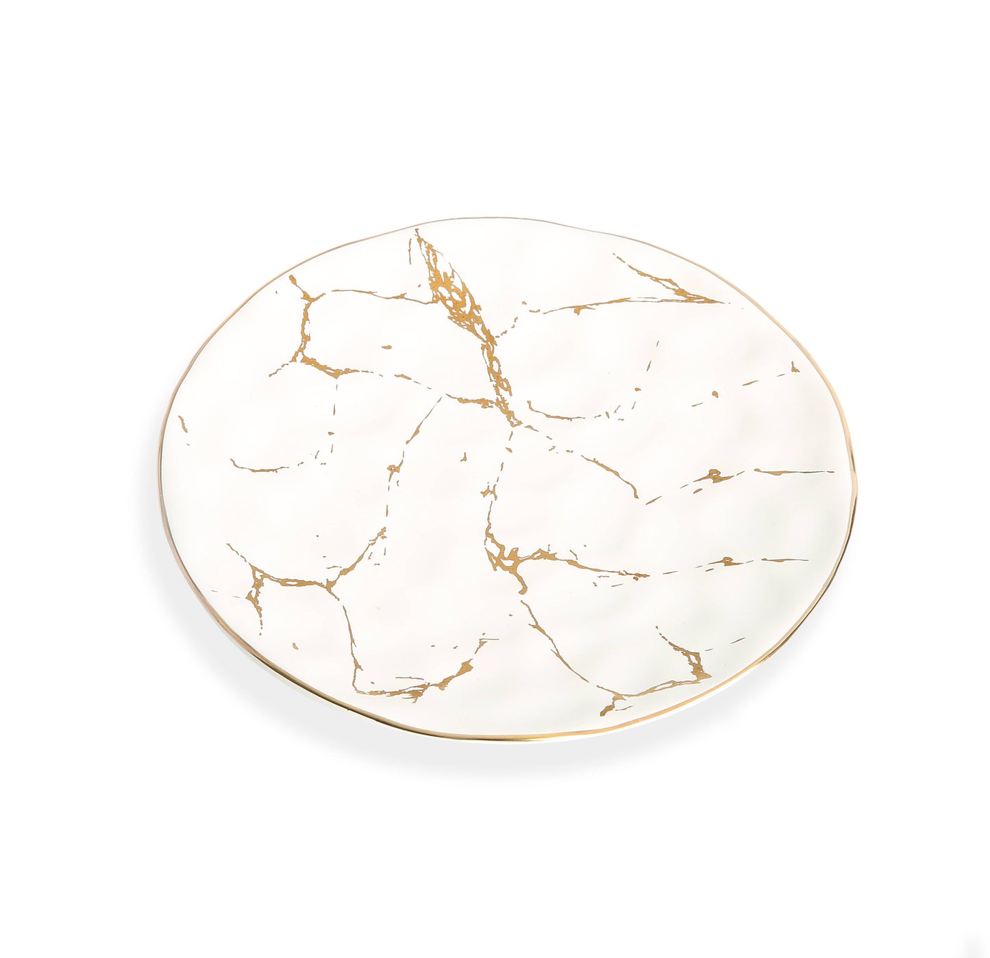 Dessert Plates Gold Design - Set of 6