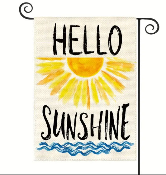 Garden Flag - Hello Sunshine