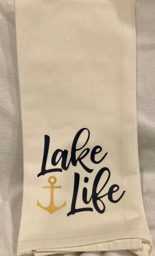 Hand Towel - Lake Life