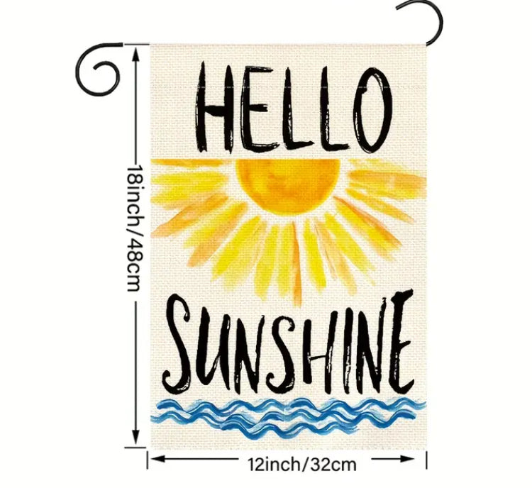 Garden Flag - Hello Sunshine