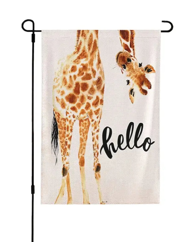 Garden Flag - Giraffe