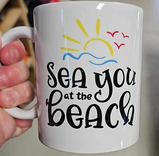 Sea You at the Beach Coffee Mug