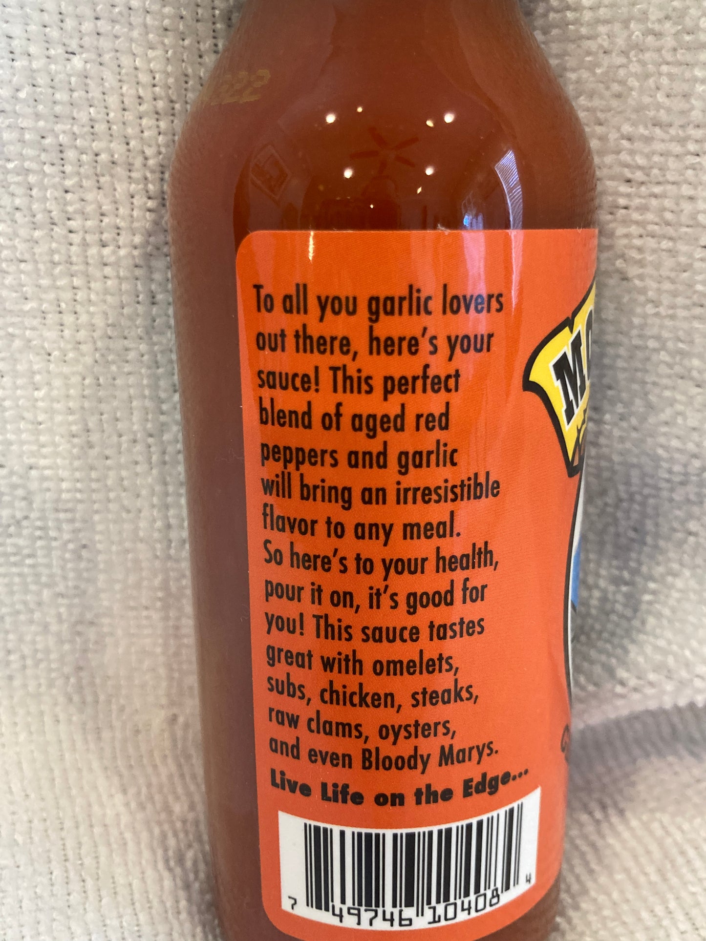 Mountain Man Garlic Pepper Hot Sauce