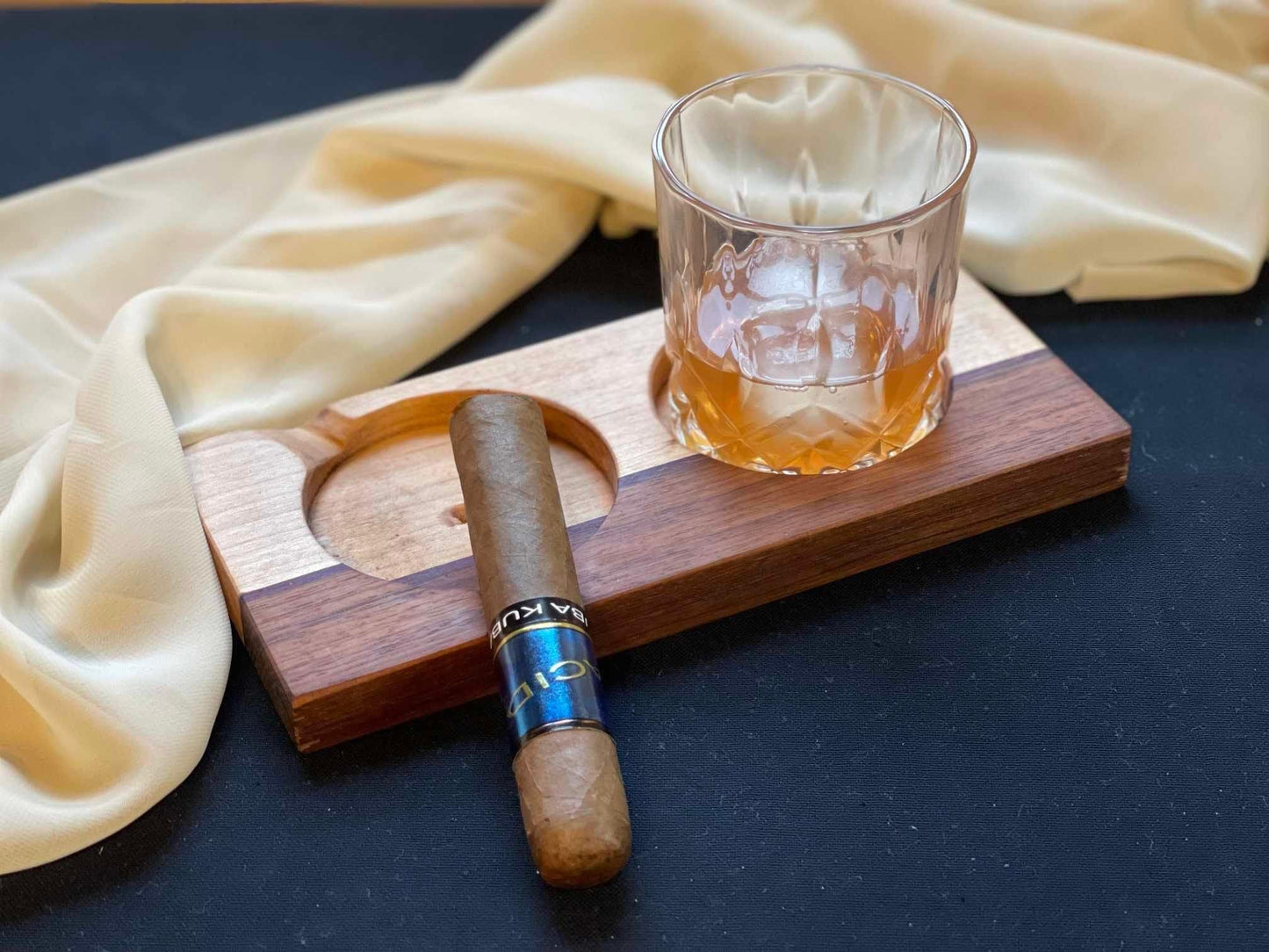 Cigar and Bourbon Tray - Design 2