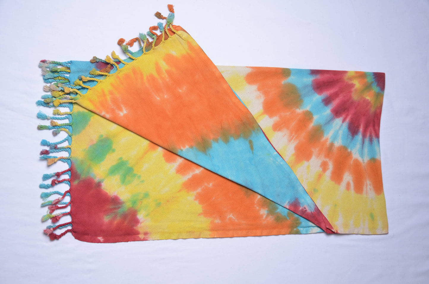 Cotton Turkish Bath and Beach Towel - Tie-dyed