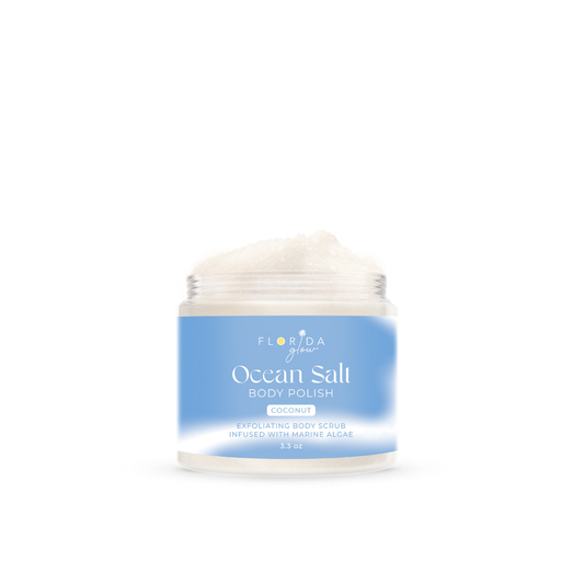 Coconut Salt Scrub 3.3 oz - Florida Glow