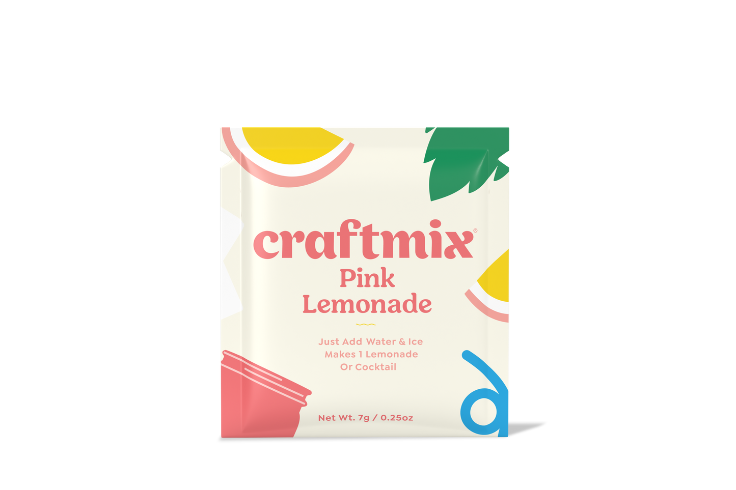 Craftmix - Pink Lemonade Cocktail / Mocktail Mixer - 24ct Caddy