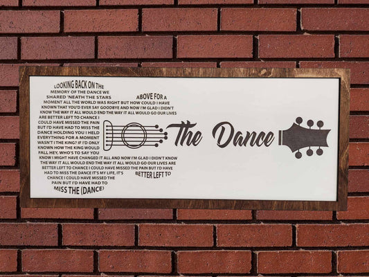 Crates Etc - The Dance - Garth Brooks - Song Lyrics - Unique Sign, Grief