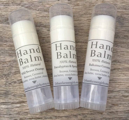 Urbanfarmergirls - Natural Hand Balm/Wild Sweet Orange/Bahama Coconut/Eucalyptu