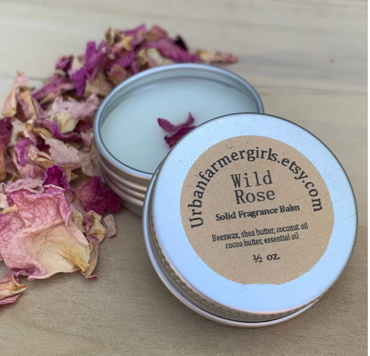 Urbanfarmergirls - Wild Rose Solid Fragrance Balm