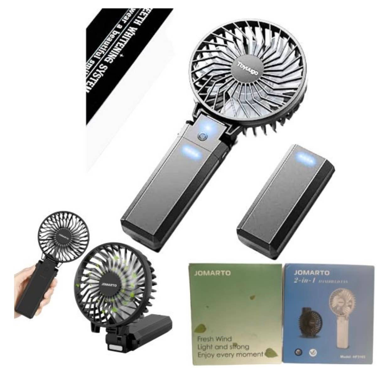 Handheld Fan - Multi Function W/ USB Charging