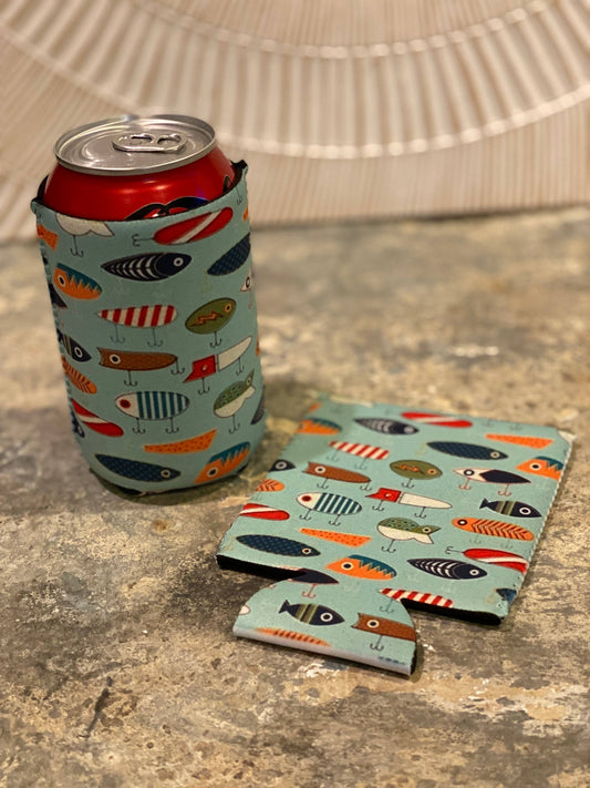 "Aqua Lures" Neoprene Can Sleeve